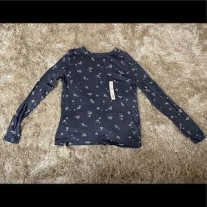 Long sleeve floral shirt